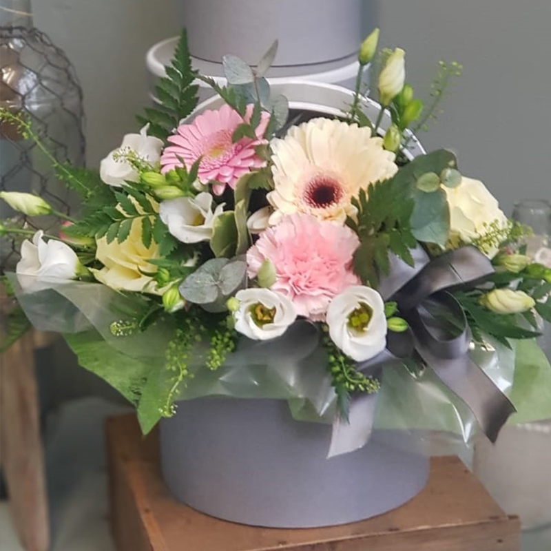 Hat Box Arrangement buy online or call 01473 725551