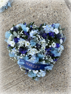 Heart loose (blue)
