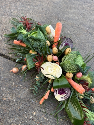 Vegetable coffin spray