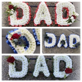 Dad lettering