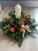Christmas table posy
