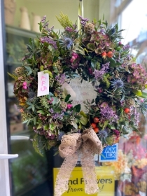Fresh Autumnal Door Wreath