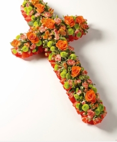 Loose flower cross