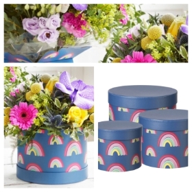 Mothers Day Rainbow Hatbox