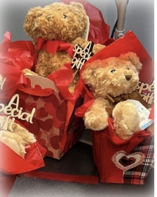 Teddy valentines gift